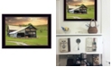 Trendy Decor 4U Mail Pouch Barn By Lori Deiter, Printed Wall Art, Ready to hang, Black Frame, 20" x 14"